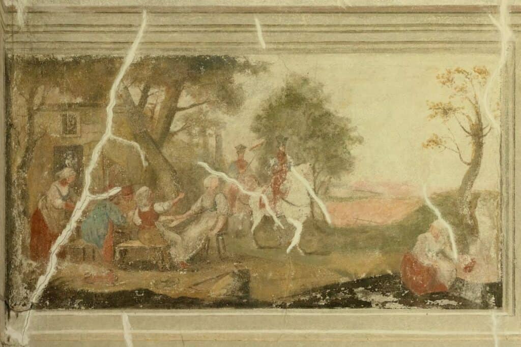 Zabytkowy XIX w. dwór w Rożnowie nad Dunajcem